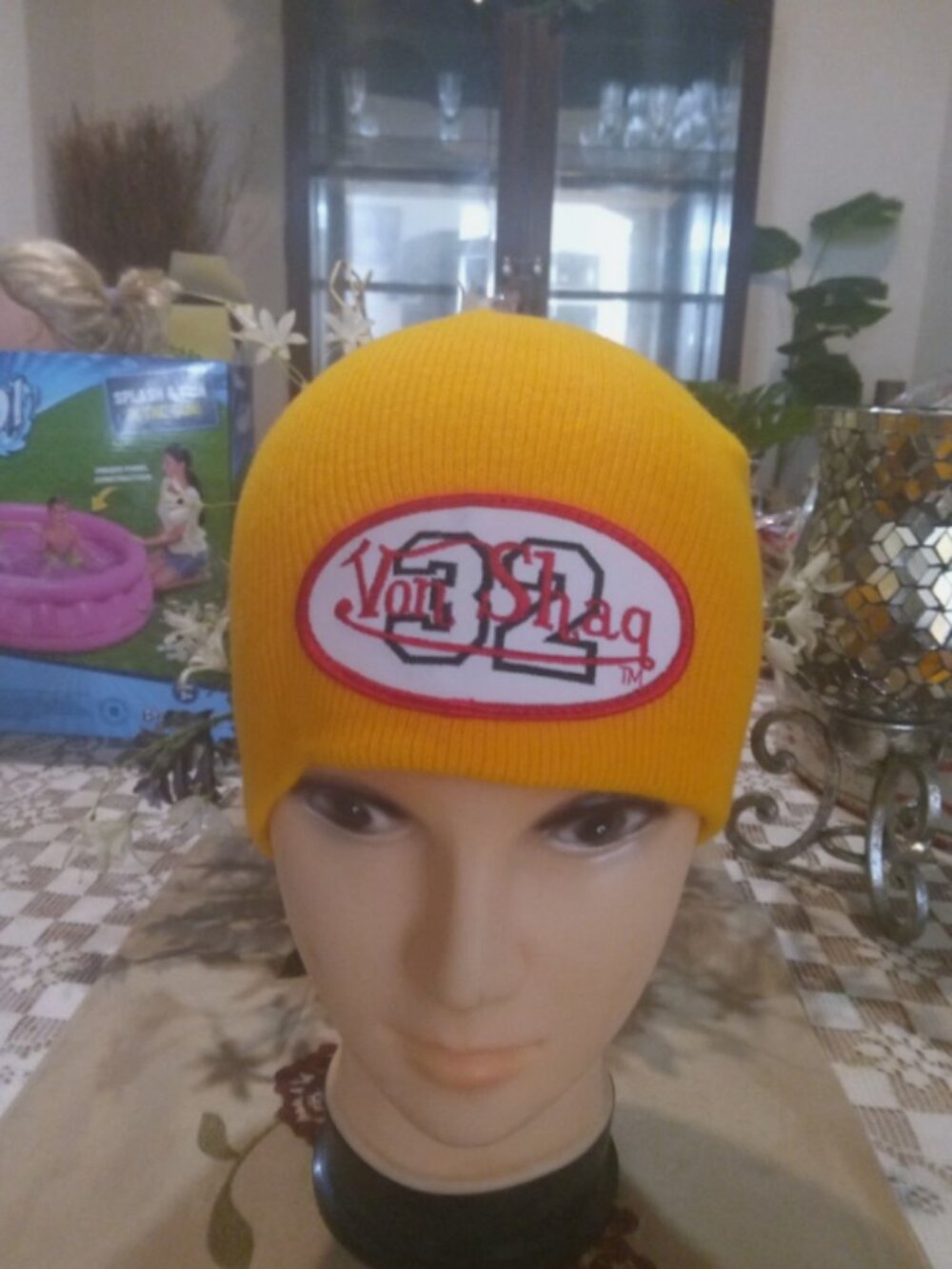 Von Dutch Hat Beanie 0range Von Shaq  NEW WITHOUT TAG